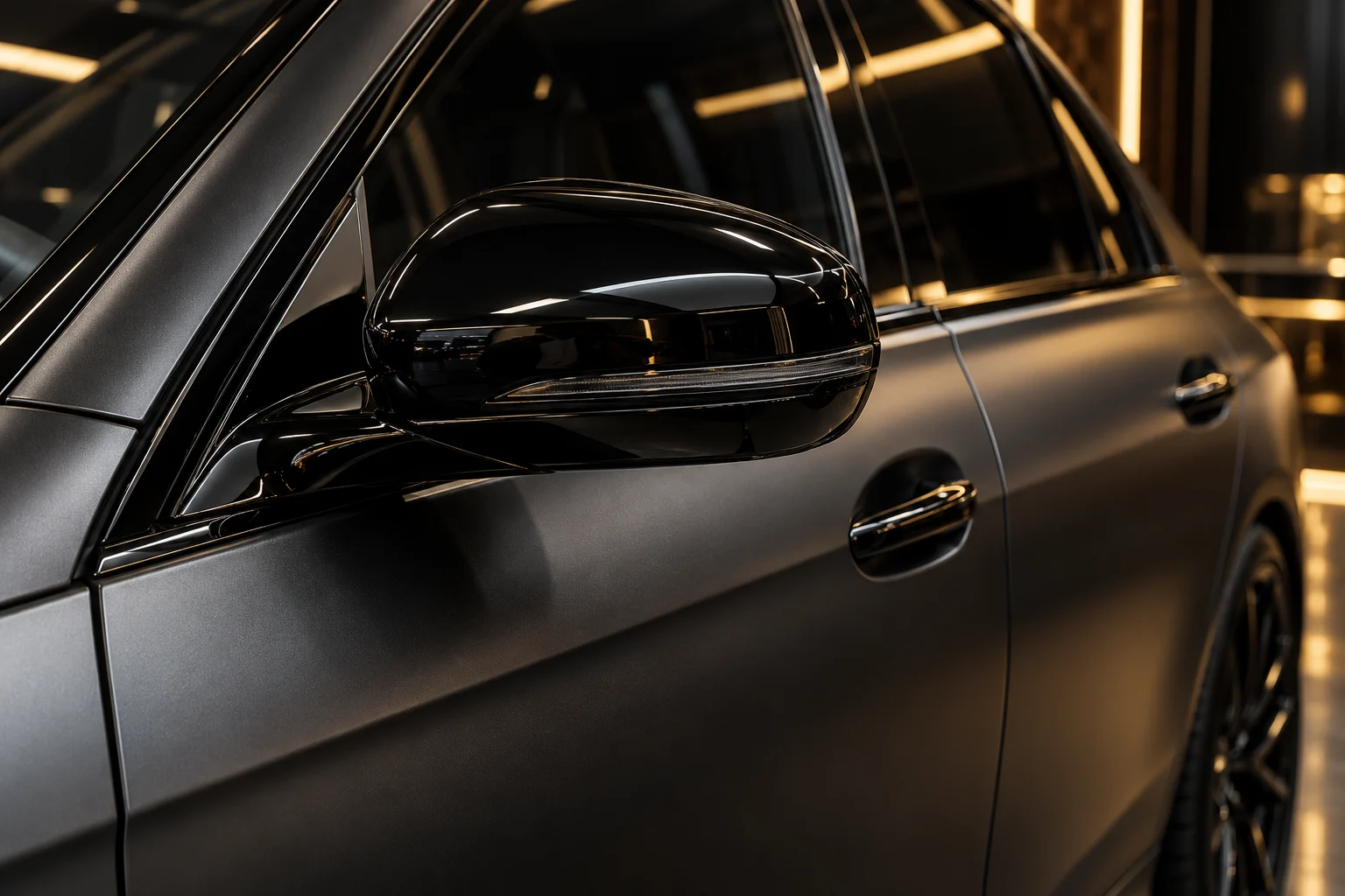 Mirror and trim detail