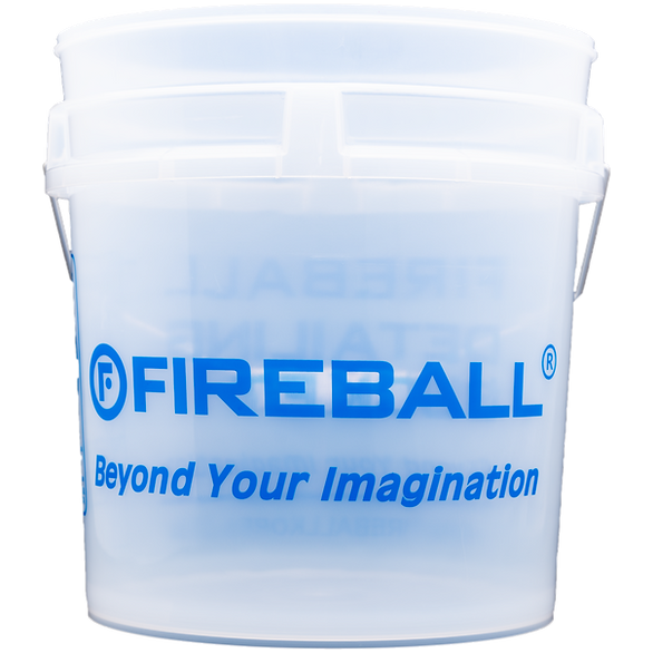 FIREBALL BUCKET (Clear-White) 18 Ltr